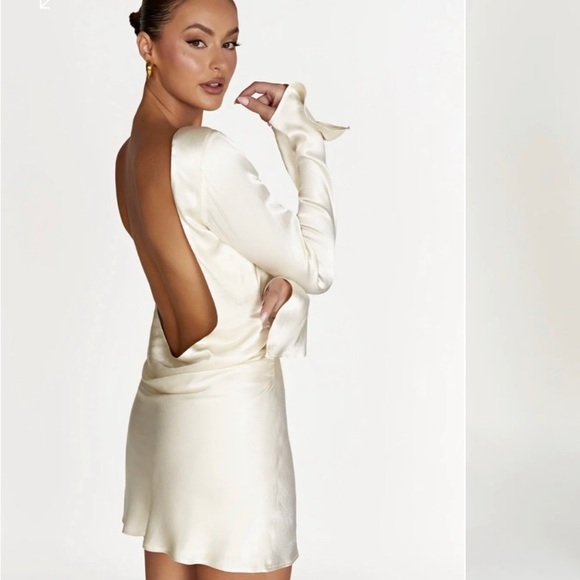 Meshki Dresses & Skirts - Meshki NWT Satin Davina Engagement Dress